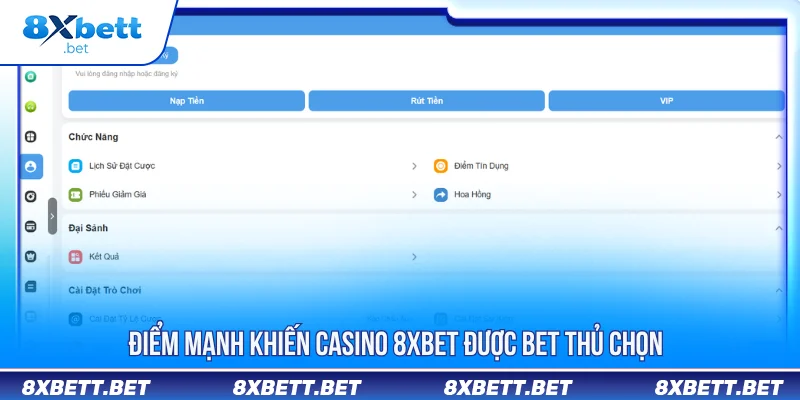 Casino 8XBET Với Thế Mạnh Và Kho Game Hấp Dẫn Nhất Casino 8XBET Với Thế Mạnh Và Kho Game Hấp Dẫn Nhất