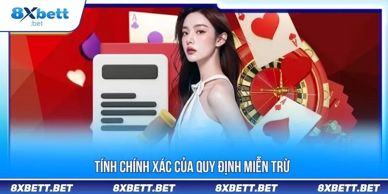 Nội Dung Miễn Trừ Trách Nhiệm 8XBET Cập Nhật Mới Nhất Nội Dung Miễn Trừ Trách Nhiệm 8XBET Cập Nhật Mới Nhất